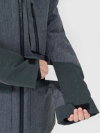 kalnu slēpošanas jaka technical jacket deep black 4f jwaw25ttjau0831 20s 1