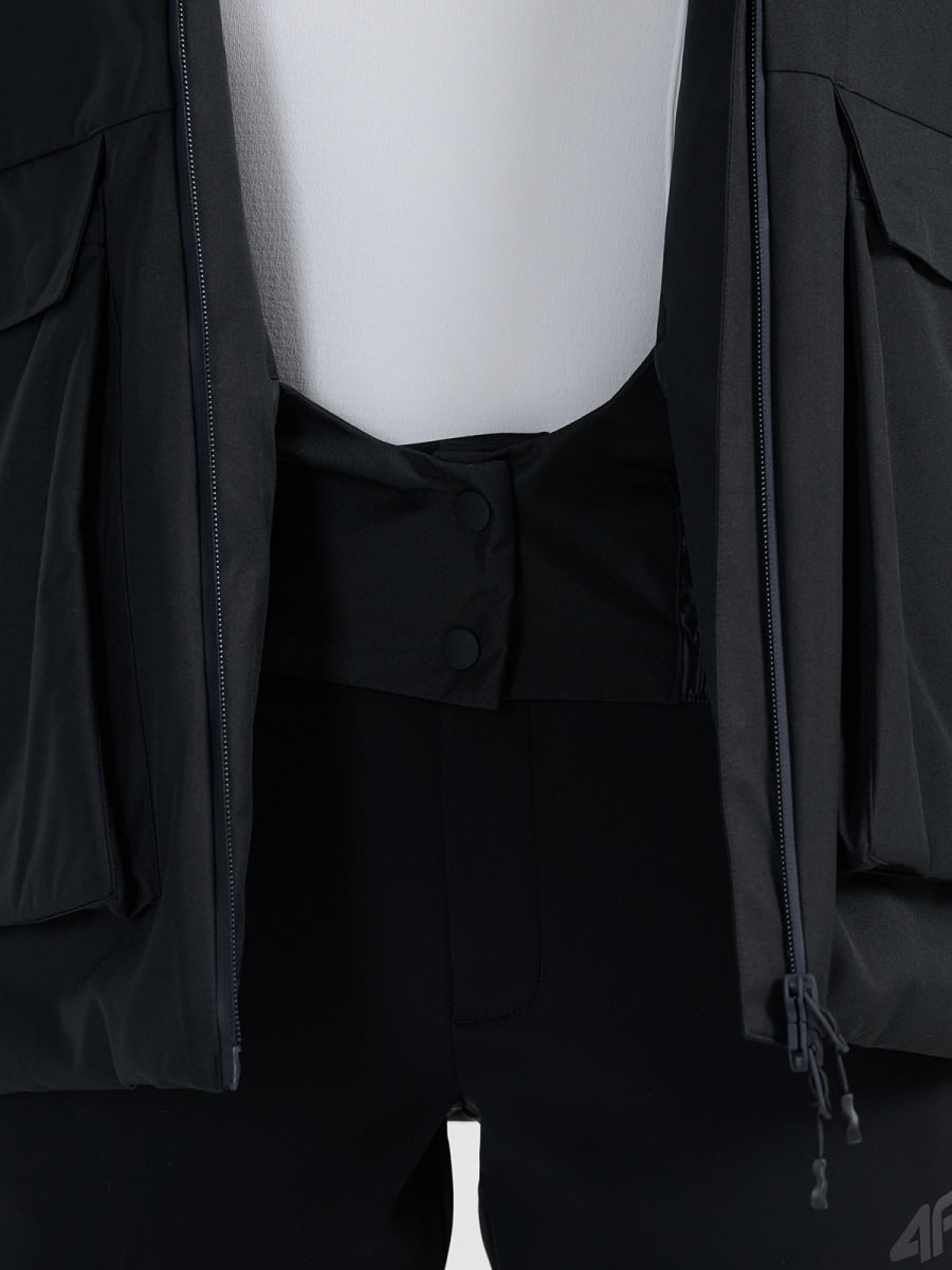 kalnu slēpošanas jaka technical jacket deep black 4f waw25ttjaf0956 20s 10