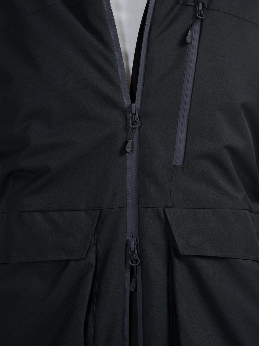 4F TECHNICAL JACKET, DEEP BLACK/0956