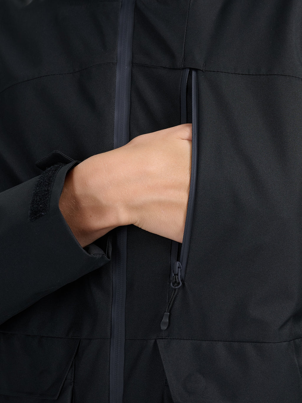 kalnu slēpošanas jaka technical jacket deep black 4f waw25ttjaf0956 20s 4