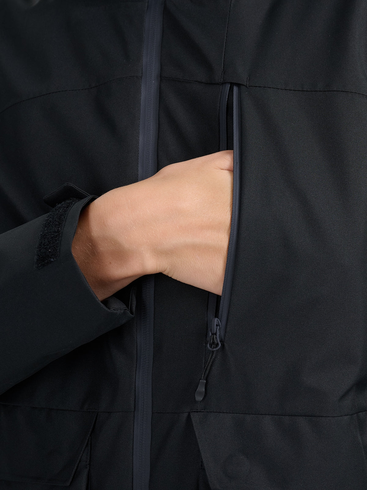 kalnu slēpošanas jaka technical jacket deep black 4f waw25ttjaf0956 20s 4