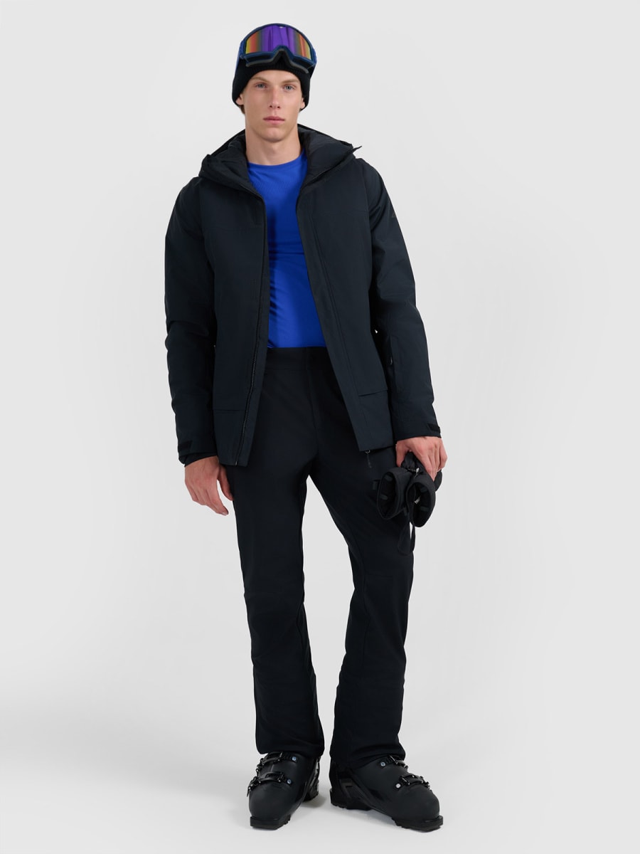 kalnu slēpošanas jaka technical jacket deep black 4f waw25ttjam0793 20s