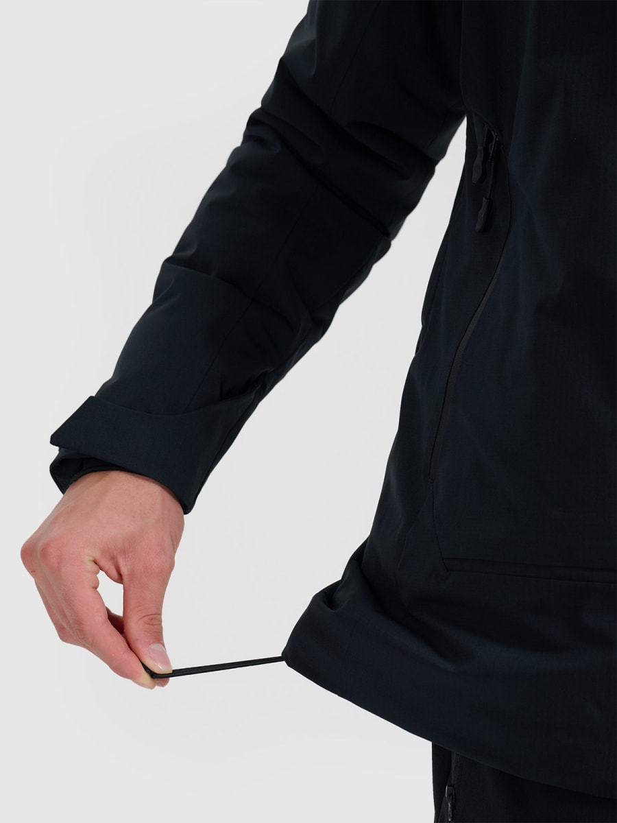 kalnu slēpošanas jaka technical jacket deep black 4f waw25ttjam0793 20s 4