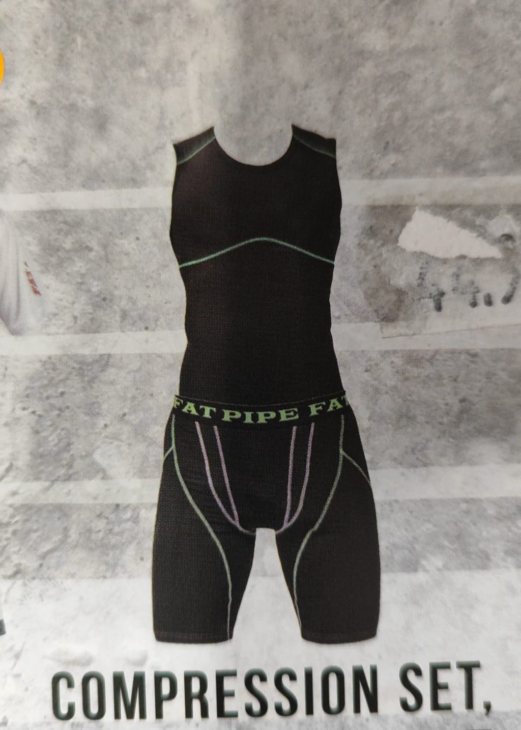 kompresijas komplekts compression set (sl shirt shorts) fp 109144