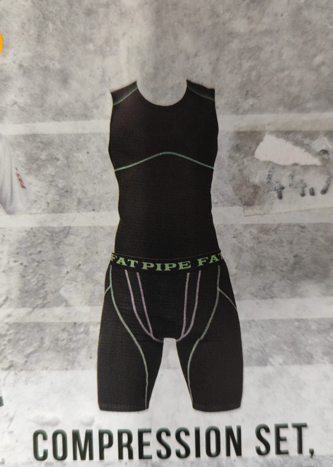 kompresijas komplekts compression set (sl shirt shorts) fp 109144