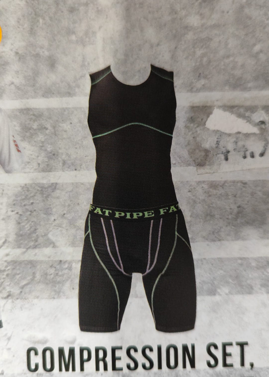 Fat Pipe COMPRESSION SET (sl.shirt + shorts)