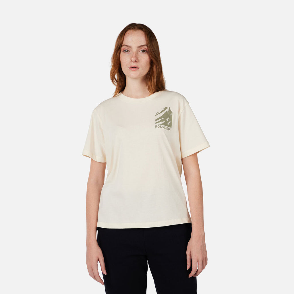 rossignol waterfall w relax tee white