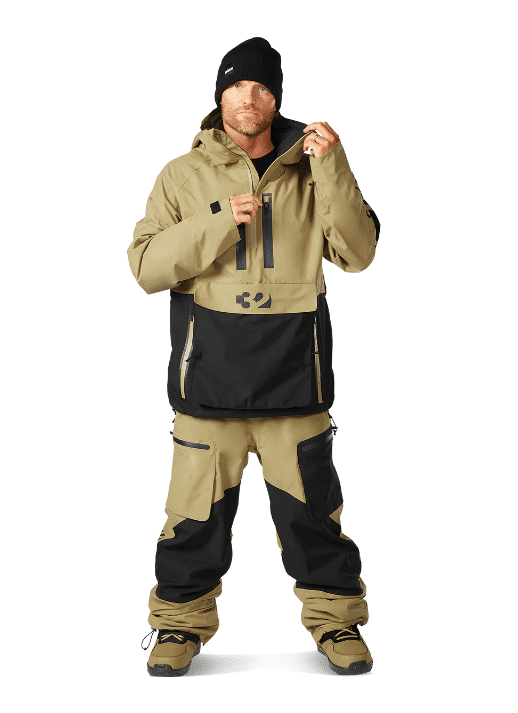 Light Anorak Black Tan 1