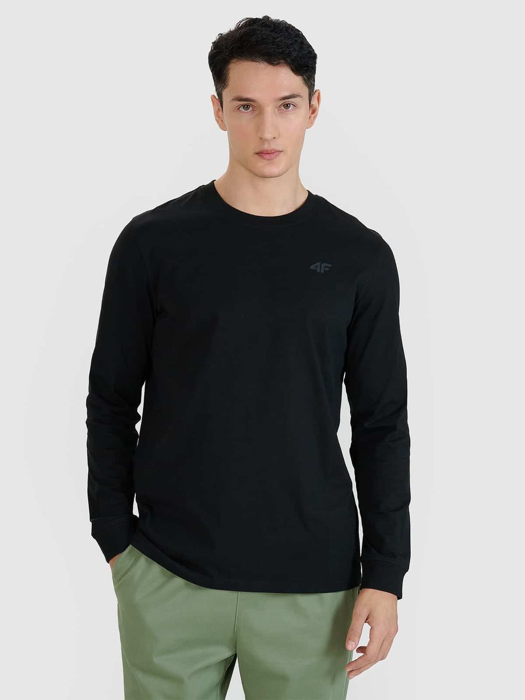4F LONGSLEEVE, DEEP BLACK/432