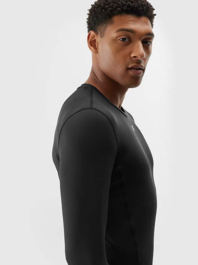 4F LONGSLEEVE FNK, DEEP BLACK