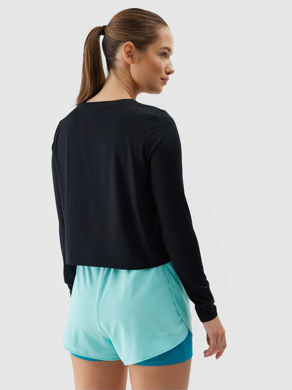 4F LONGSLEEVE FNK, DEEP BLACK