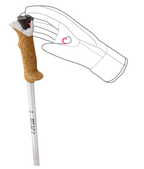 Leki Stella S, white-silver-whitegold