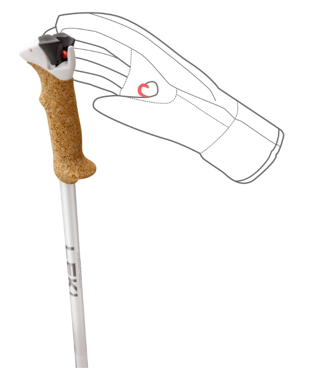 Leki Stella S, white-silver-whitegold