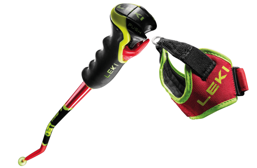 Leki WCR TBS GS 3D, bright red-black-neonyell