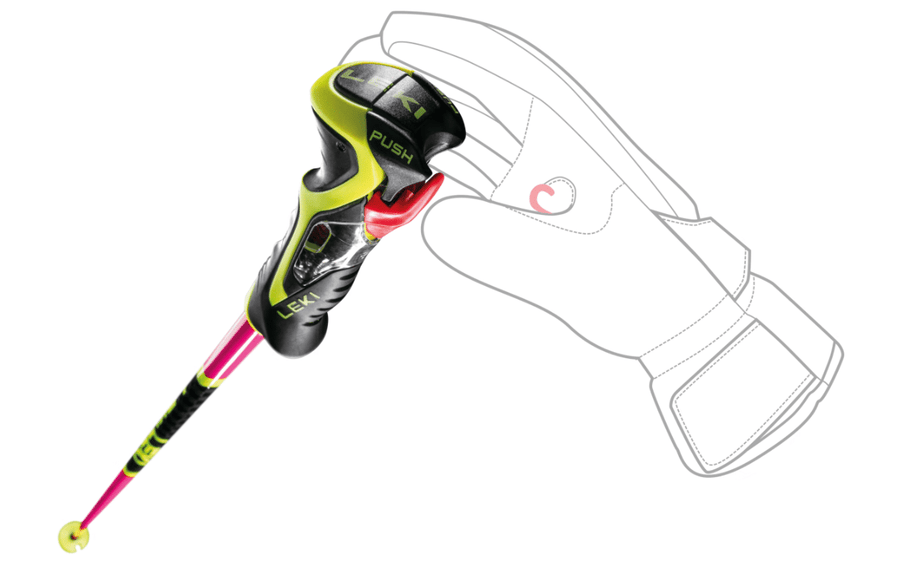 Leki WCR TBS SL 3D, neonpink-black-neonyellow