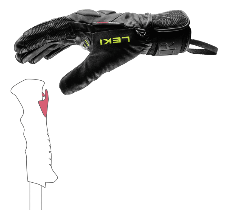 Leki cimdi HS WCR Venom Speed 3D, blk/ic