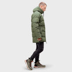 Halti Linjat M puffer parka, Four Leaf Clover Green