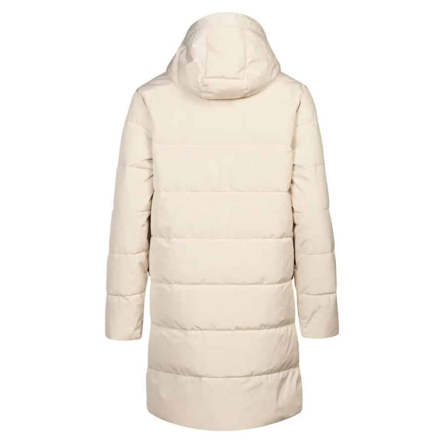 Halti Linjat W puffer parka, Fog Beige