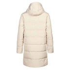Halti Linjat W puffer parka, Fog Beige