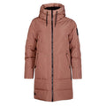 Halti Linjat W puffer parka, Nutmeg Brown