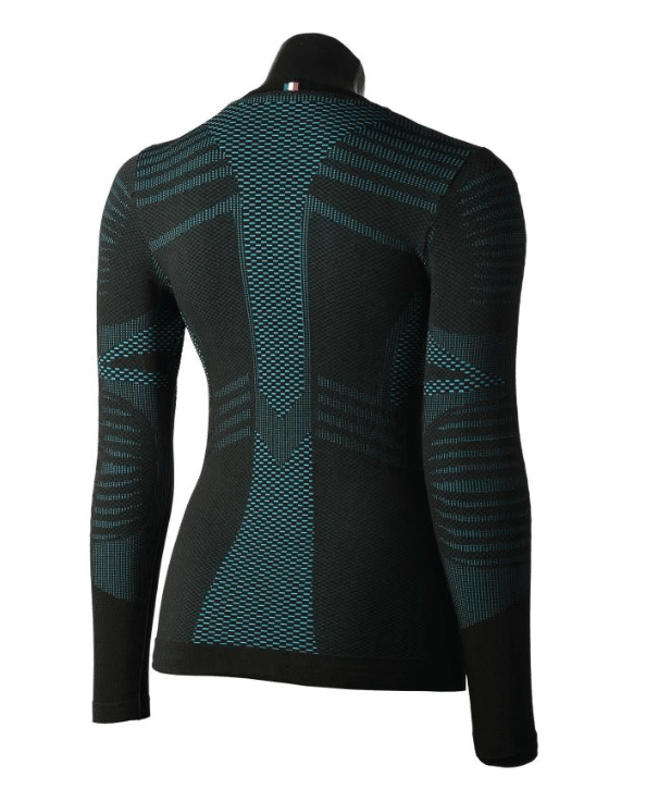 Mico LONG sleeves Round NECK SHIRTEXTRA DRY, NERO/TURCHE