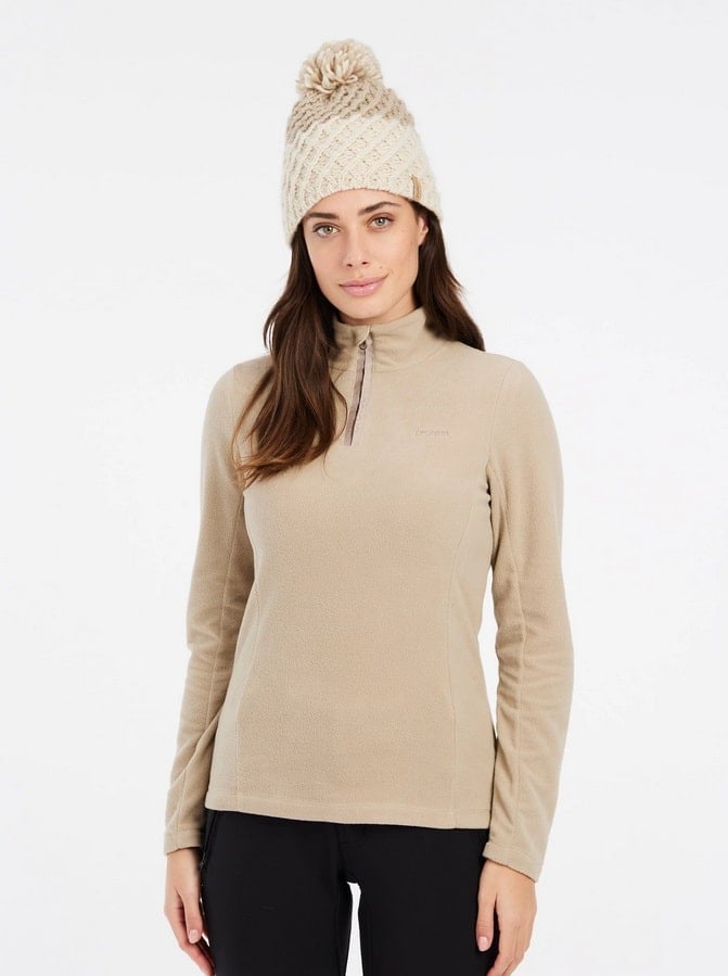 Protest MUTEZ 1/4 zip top, BambooBeige