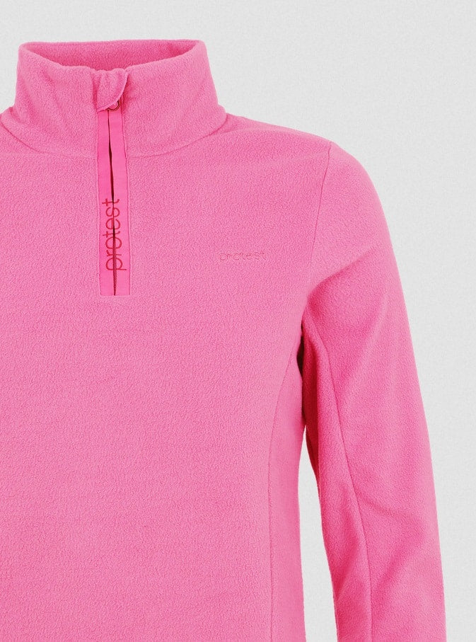 Protest MUTEZ 1/4 zip top, Foxy Pink