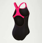 Speedo Medley Logo 1 Piece W, Black, Electric Pink