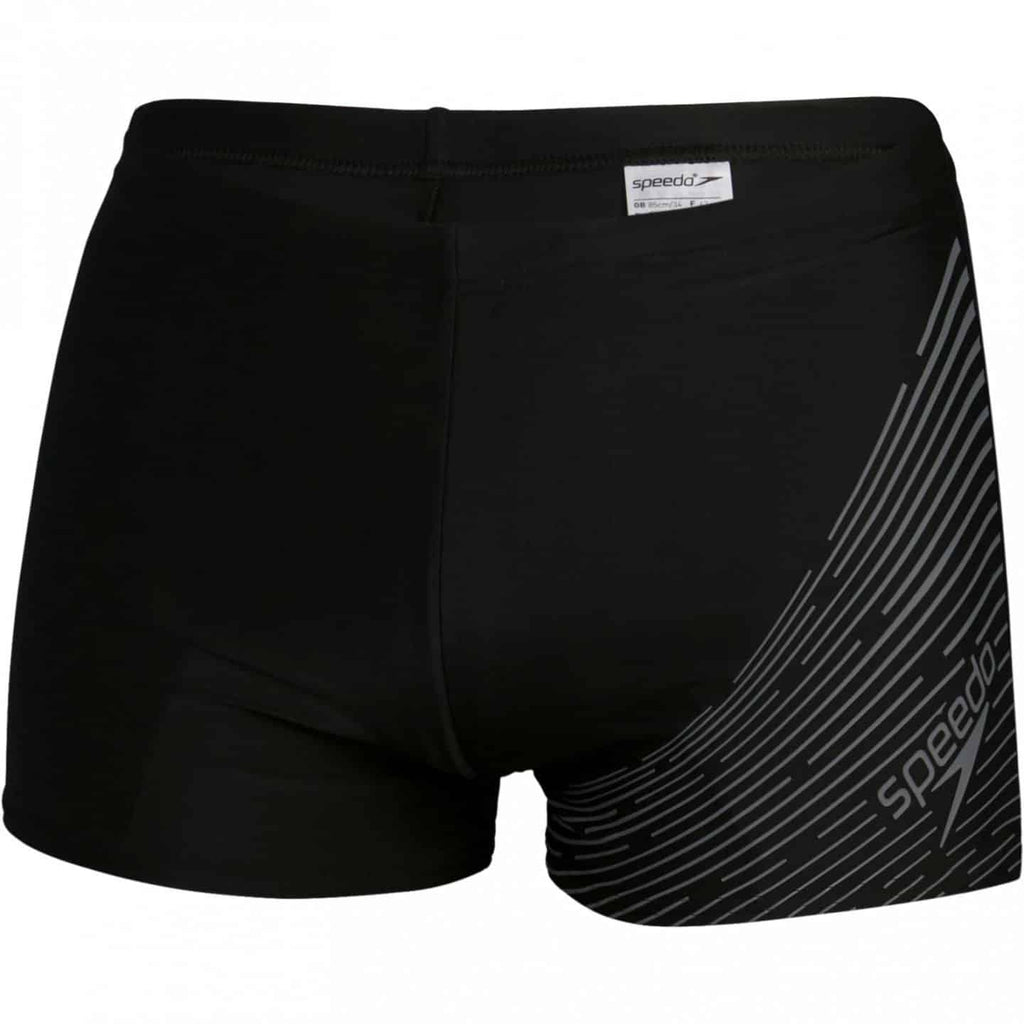 Speedo Medley Logo Aquashort M, Black / USA Charcoal