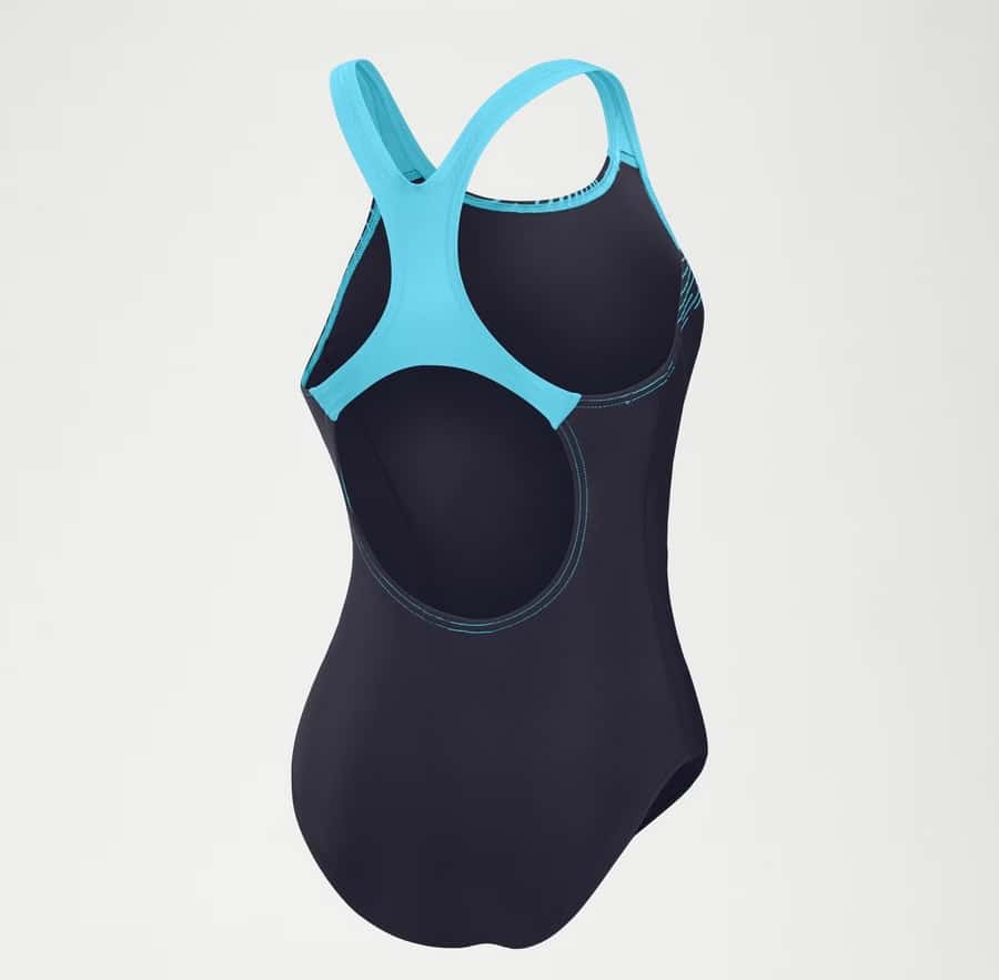 Speedo Medley Logo Medalist 1PC W, True Navy/Spritz