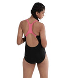 Speedo Medley Logo Medalist JR, Black / Fandango Pink