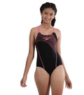 Speedo Medley Logo Medalist JR, Black / Fandango Pink