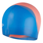 Speedo Multicolour Silicon cap, Blondi Blue/Neon Fire