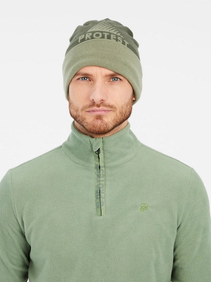 Protest PERFECTO 1/4 zip top, Marl Green