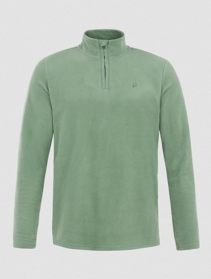 Protest PERFECTO 1/4 zip top, Marl Green