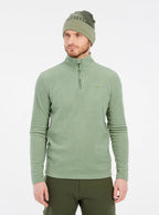 Protest PERFECTO 1/4 zip top, Marl Green