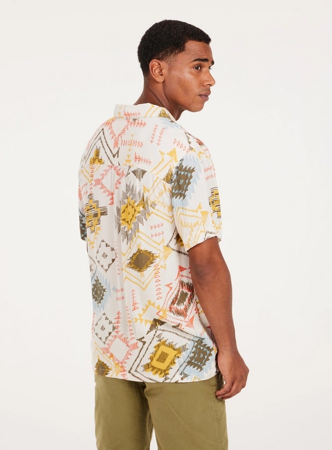 Protest PRTABLE shirt short sleeves, Kitoffwhite