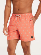 Protest PRTALVIS beachshort, Blood Orange