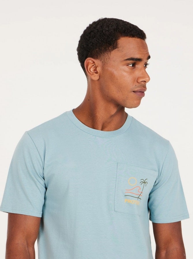 Protest PRTASTON t-shirt, Tourmaline Blue
