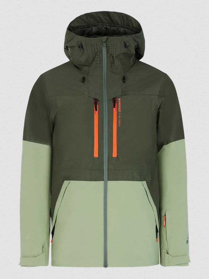 Protest PRTBAKIE snowjacket, Thyme