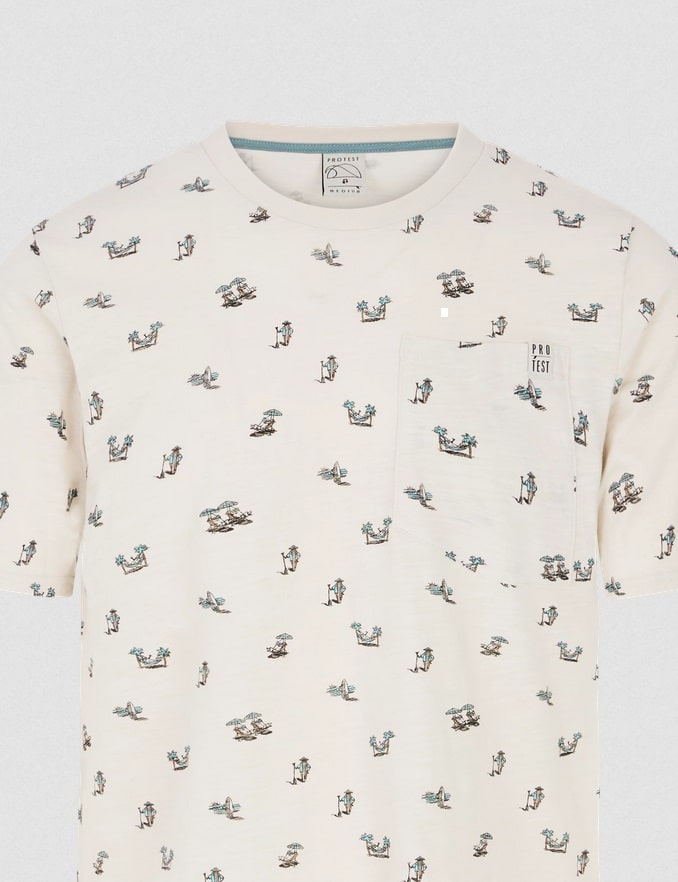 Protest PRTElston t-shirt, Kitoffwhite