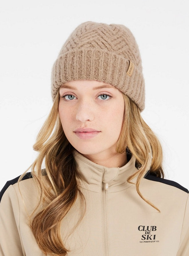 Protest PRTHEAP beanie, BambooBeige