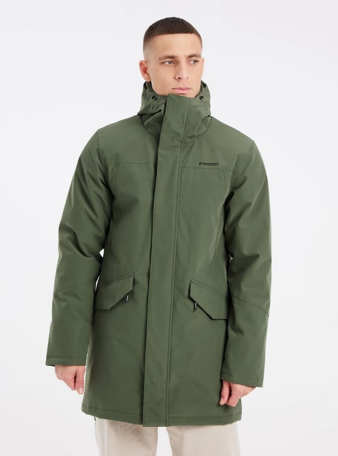 Protest PRTLODO long jacket, Thyme