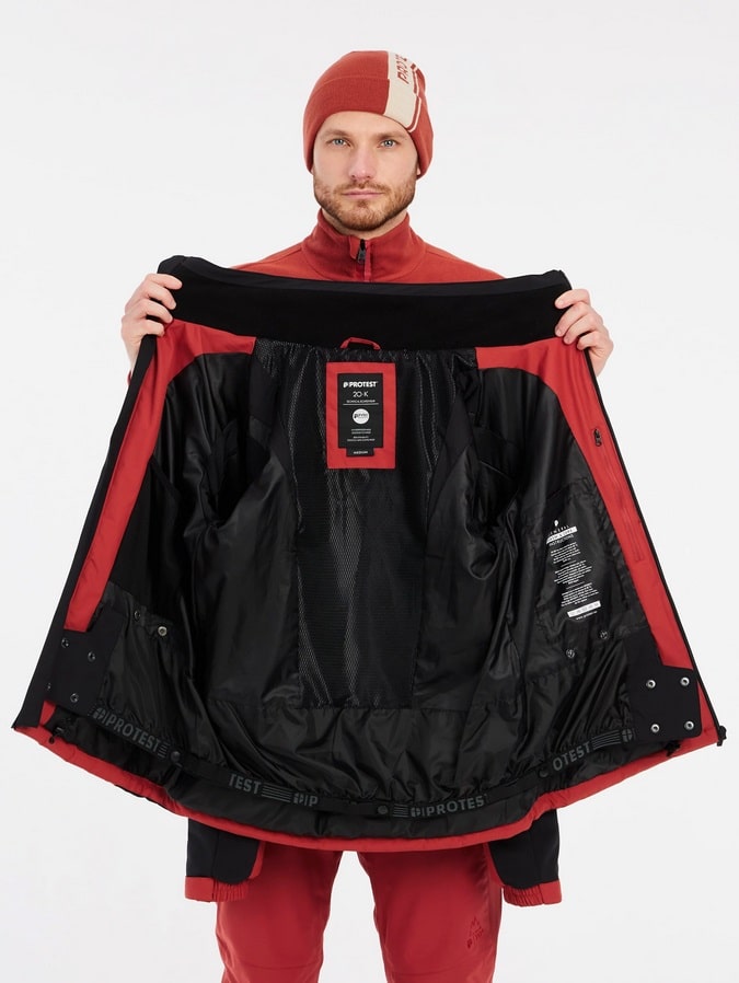 Protest PRTMOUNT24 snowjacket, Barn Red