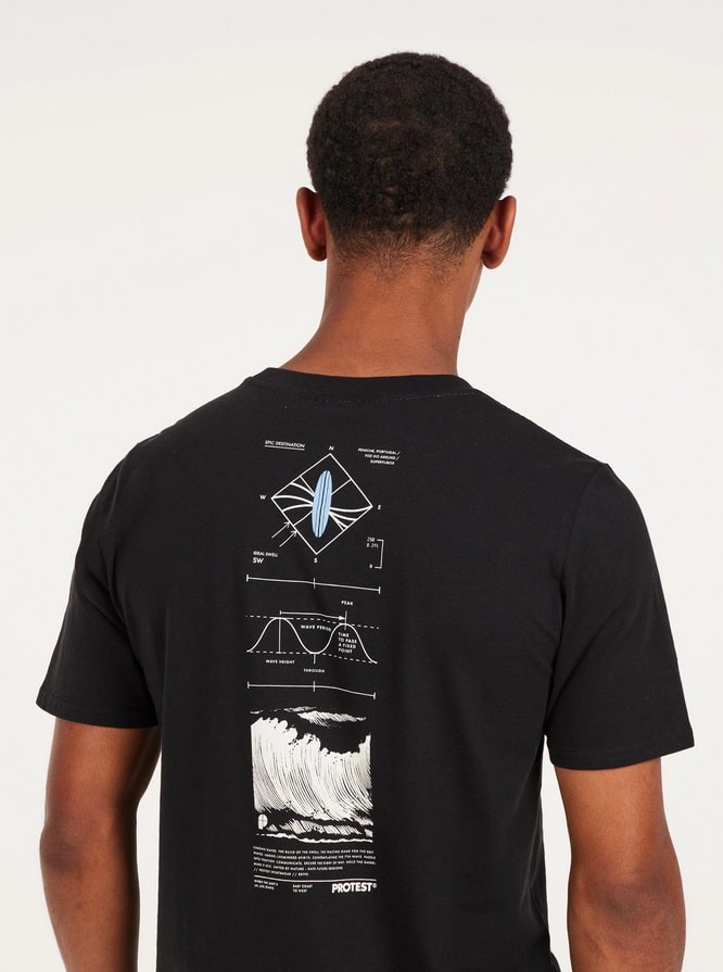 Protest PRTPENALT t-shirt, True Black