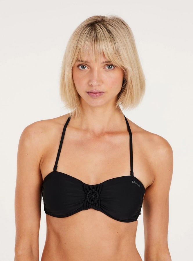 Protest PRTSOLEMAN bandeau bikini , True Black