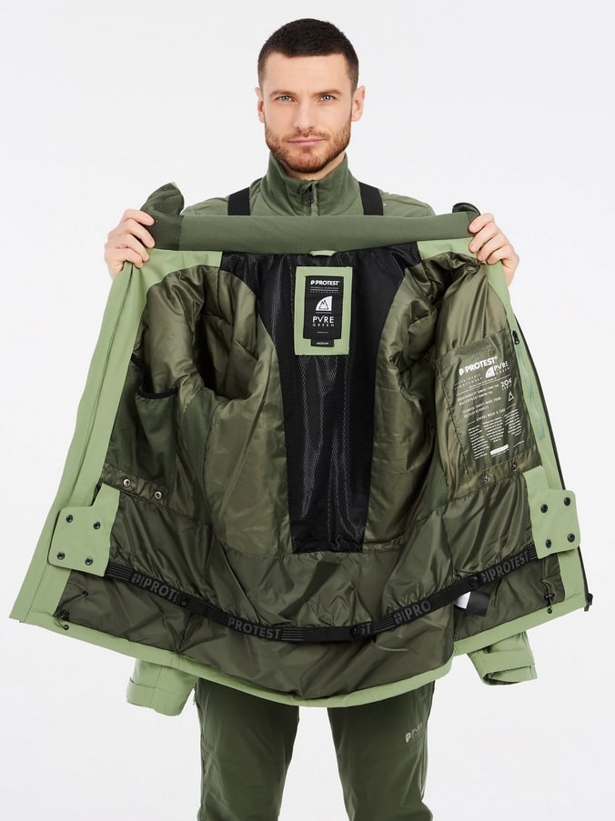 Protest PRTTIMOTHY snowjacket, Marl Green