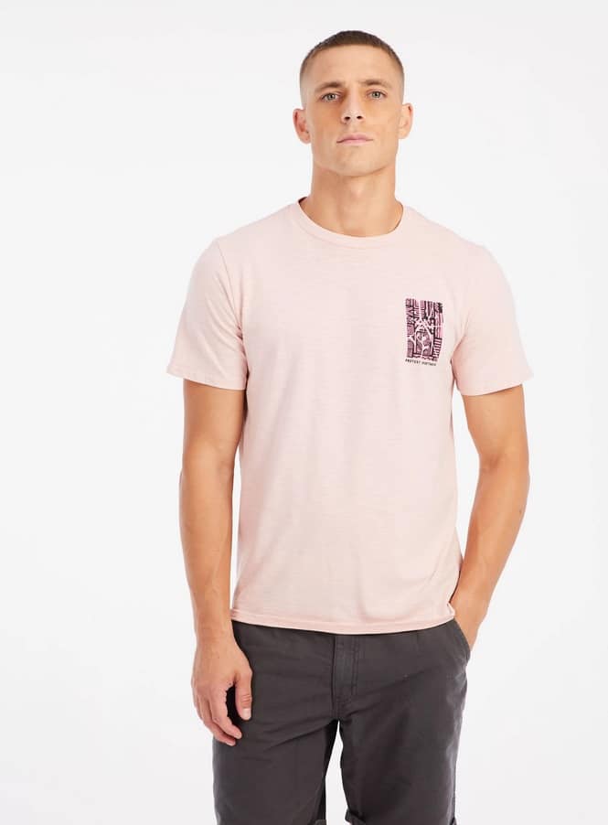 prtvictor t shirt peach pink pr 17751020 284