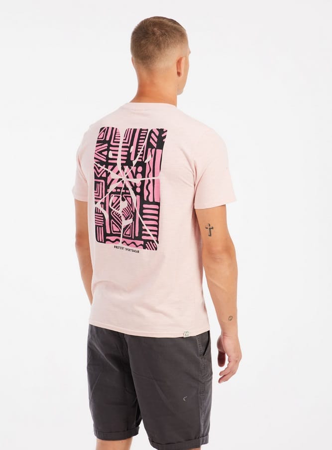 Protest PRTVictor t-shirt, Peach Pink