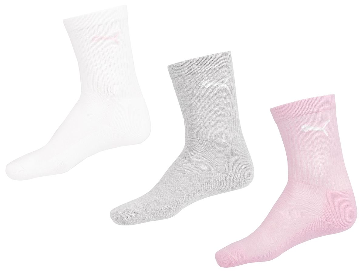Puma PUMA JUNIOR CREW SOCK 3P rose